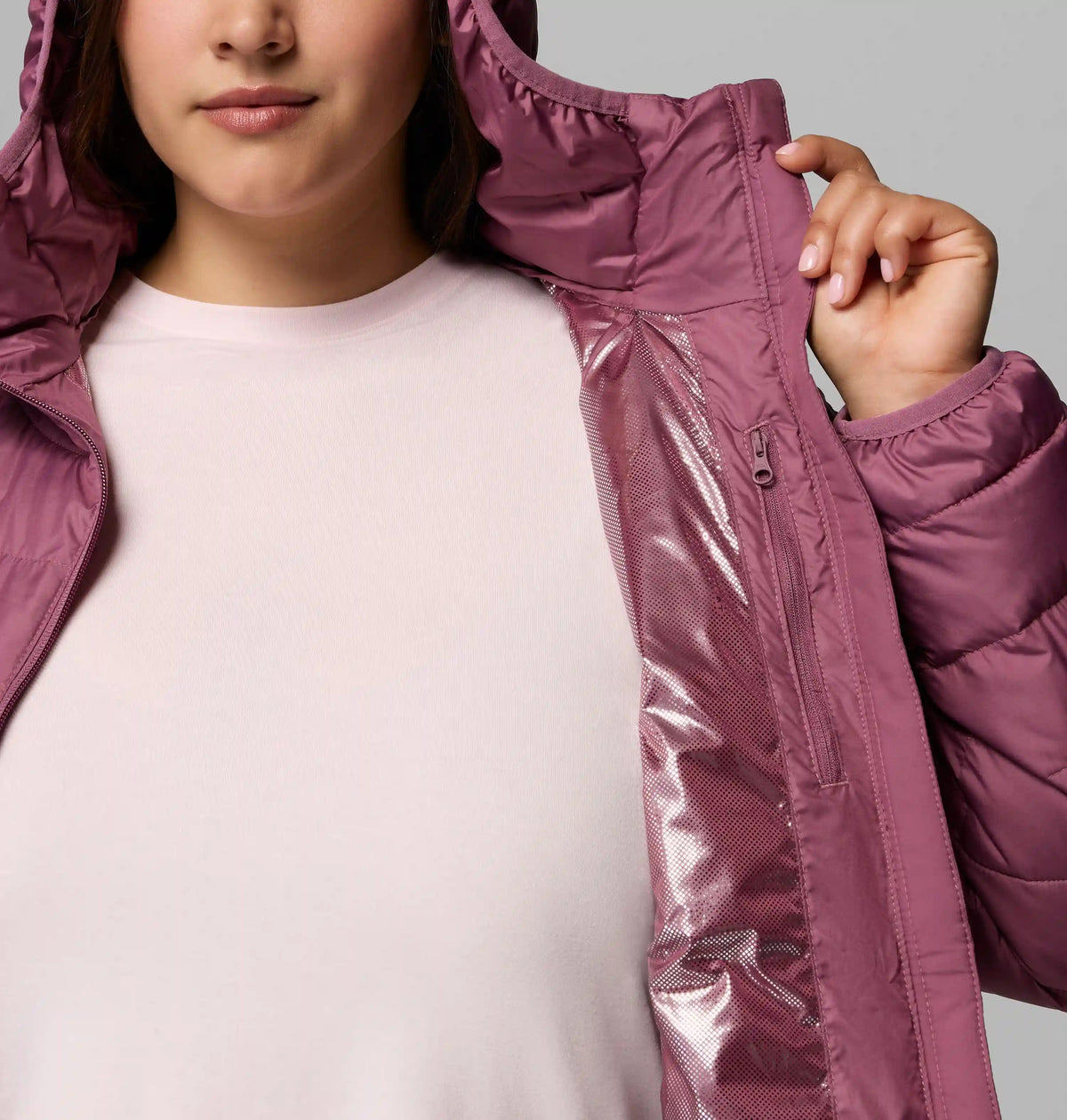 Women's Powder Lite II Hooded Jacket - Plus Size