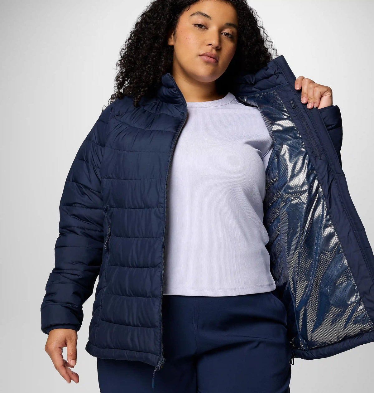 Women's Powder Lite II Full Zip Jacket - Plus Size