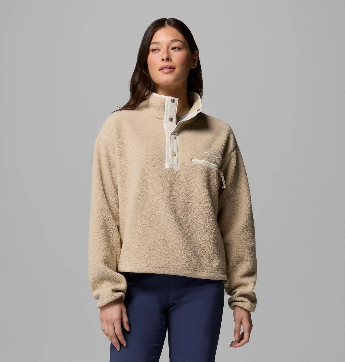 Women's Helvetia II Cropped Half Snap Fleece Pullover