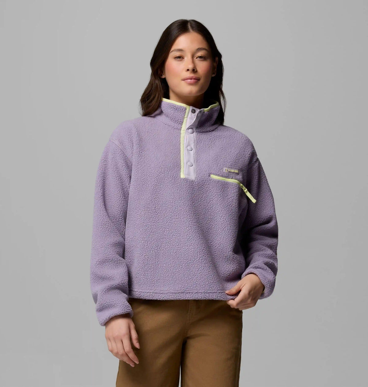 Women's Helvetia II Cropped Half Snap Fleece Pullover
