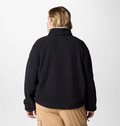 Women's Helvetia II Cropped Half Snap Fleece Pullover - Plus Size