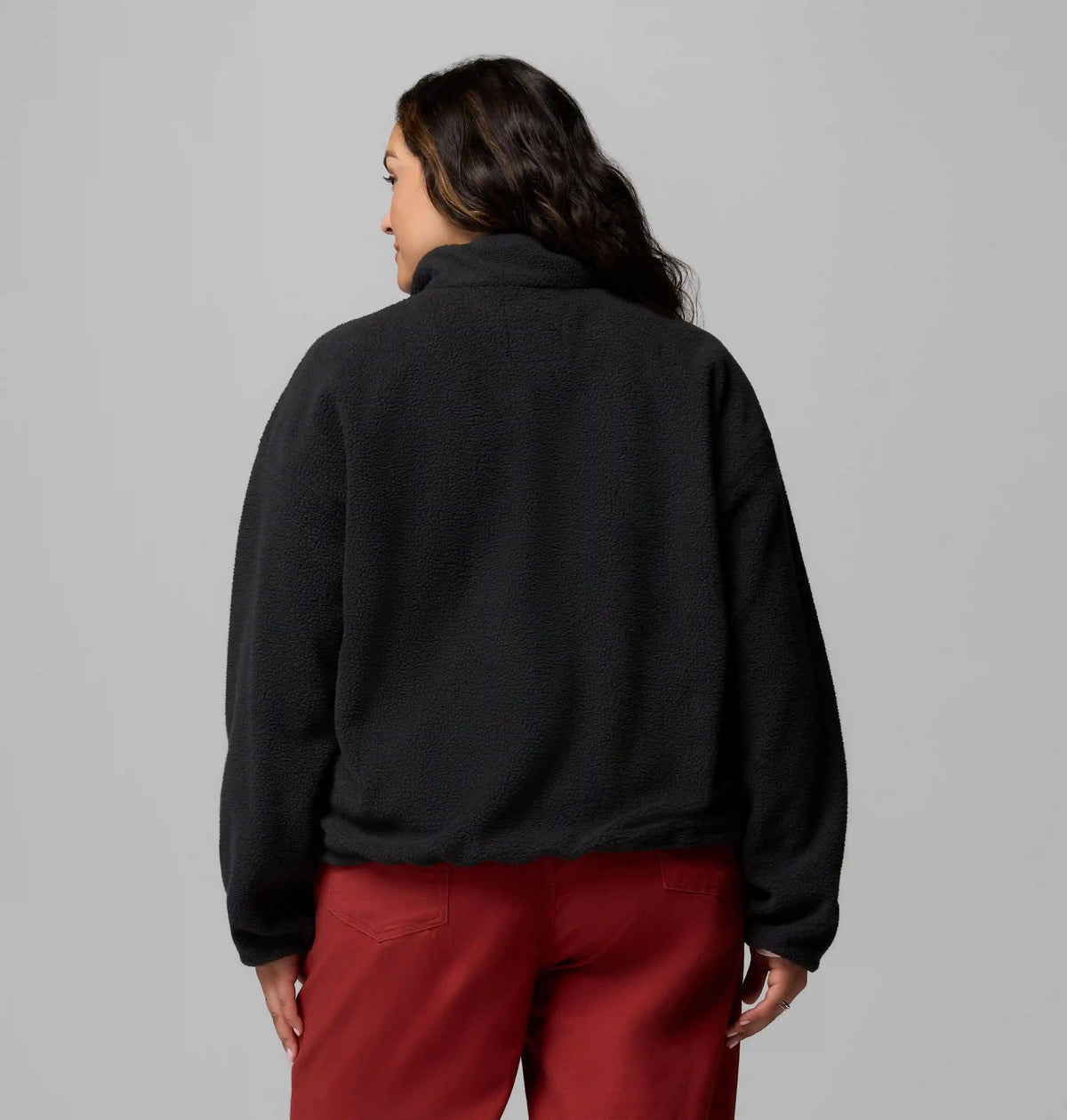 Women's Helvetia II Cropped Half Snap Fleece Pullover - Plus Size