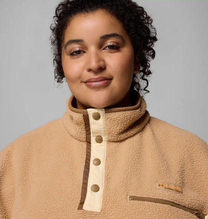 Women's Helvetia II Cropped Half Snap Fleece Pullover - Plus Size