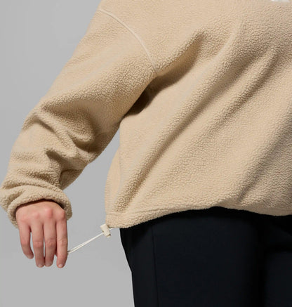 Women's Helvetia II Cropped Half Snap Fleece Pullover - Plus Size