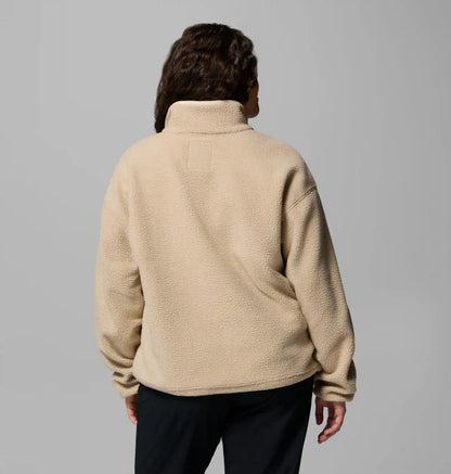 Women's Helvetia II Cropped Half Snap Fleece Pullover - Plus Size
