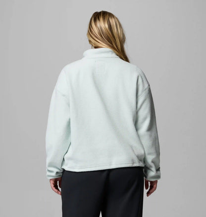 Women's Helvetia II Cropped Half Snap Fleece Pullover - Plus Size