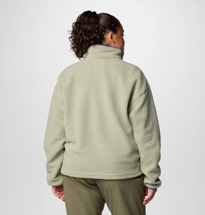 Women's Helvetia II Cropped Half Snap Fleece Pullover - Plus Size