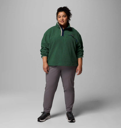 Women's Helvetia II Cropped Half Snap Fleece Pullover - Plus Size