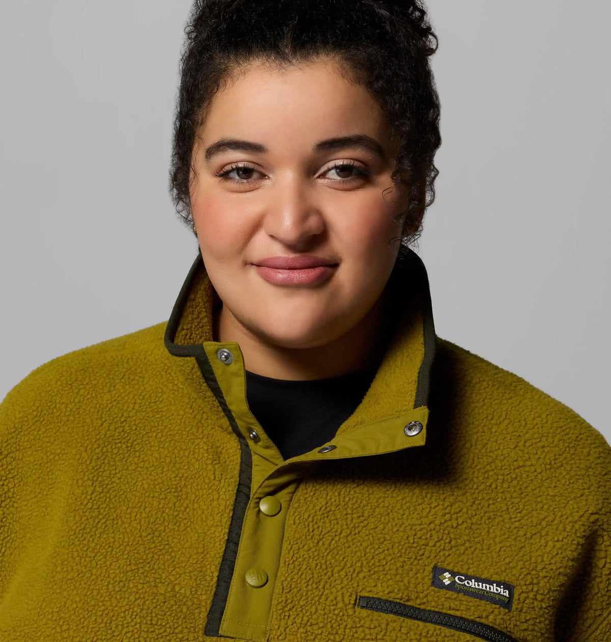 Women's Helvetia II Cropped Half Snap Fleece Pullover - Plus Size