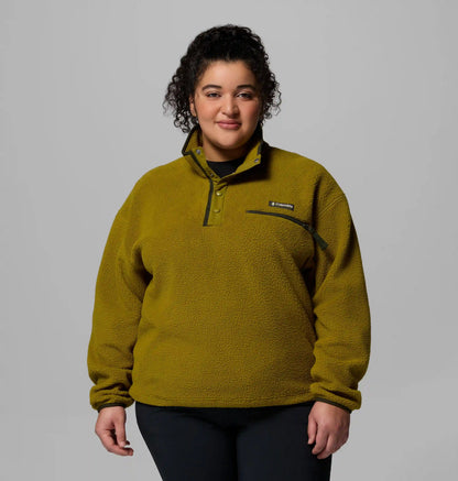 Women's Helvetia II Cropped Half Snap Fleece Pullover - Plus Size