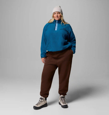 Women's Helvetia II Cropped Half Snap Fleece Pullover - Plus Size