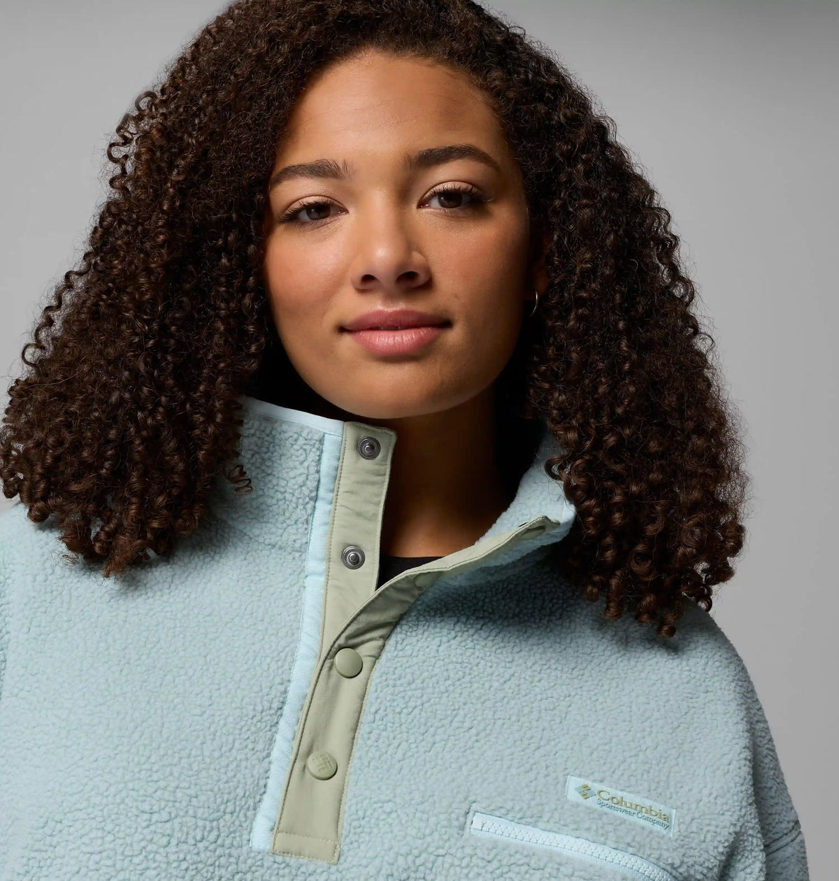 Women's Helvetia II Cropped Half Snap Fleece Pullover - Plus Size