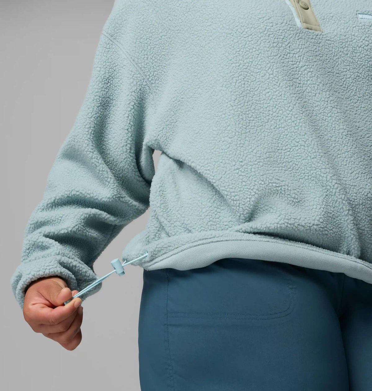 Women's Helvetia II Cropped Half Snap Fleece Pullover - Plus Size