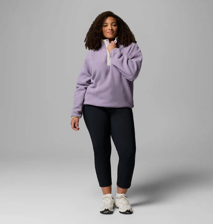 Women's Helvetia II Cropped Half Snap Fleece Pullover - Plus Size