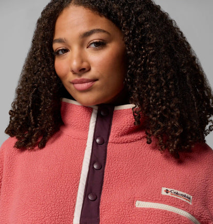 Women's Helvetia II Cropped Half Snap Fleece Pullover - Plus Size