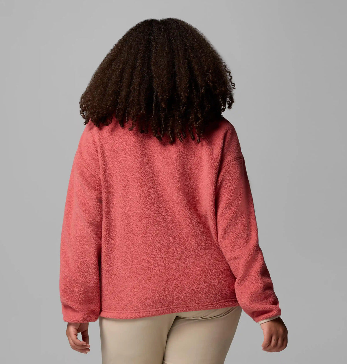 Women's Helvetia II Cropped Half Snap Fleece Pullover - Plus Size