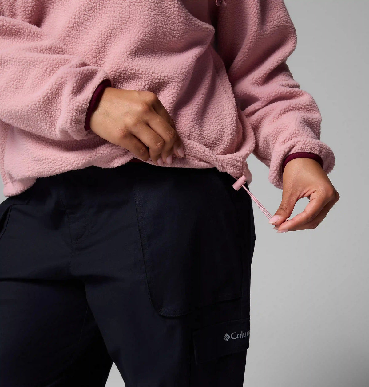 Women's Helvetia II Cropped Half Snap Fleece Pullover - Plus Size