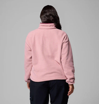 Women's Helvetia II Cropped Half Snap Fleece Pullover - Plus Size