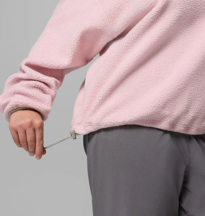 Women's Helvetia II Cropped Half Snap Fleece Pullover - Plus Size