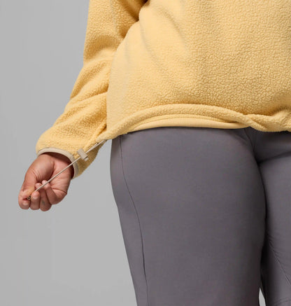 Women's Helvetia II Cropped Half Snap Fleece Pullover - Plus Size
