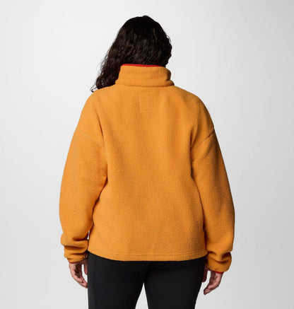 Women's Helvetia II Cropped Half Snap Fleece Pullover - Plus Size