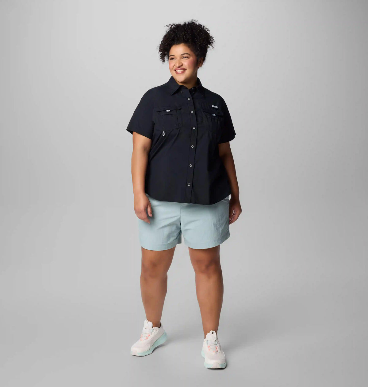 Women's PFG Bahama Short Sleeve Shirt - Plus Size