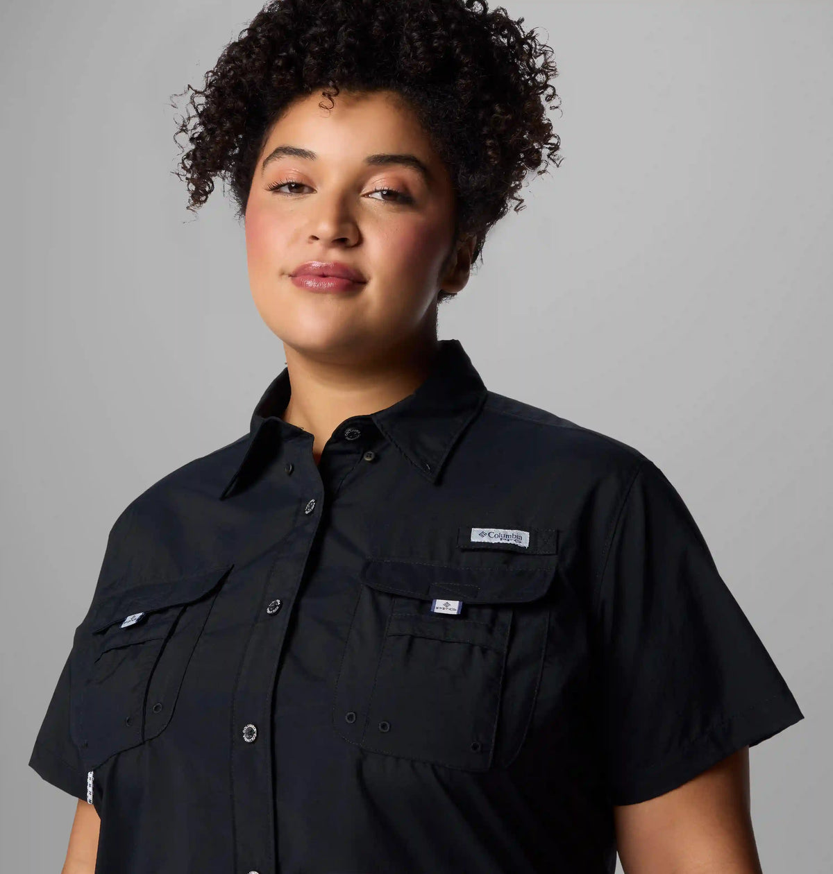 Women's PFG Bahama Short Sleeve Shirt - Plus Size