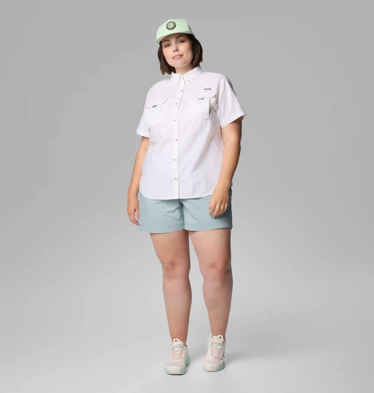 Women's PFG Bahama Short Sleeve Shirt - Plus Size