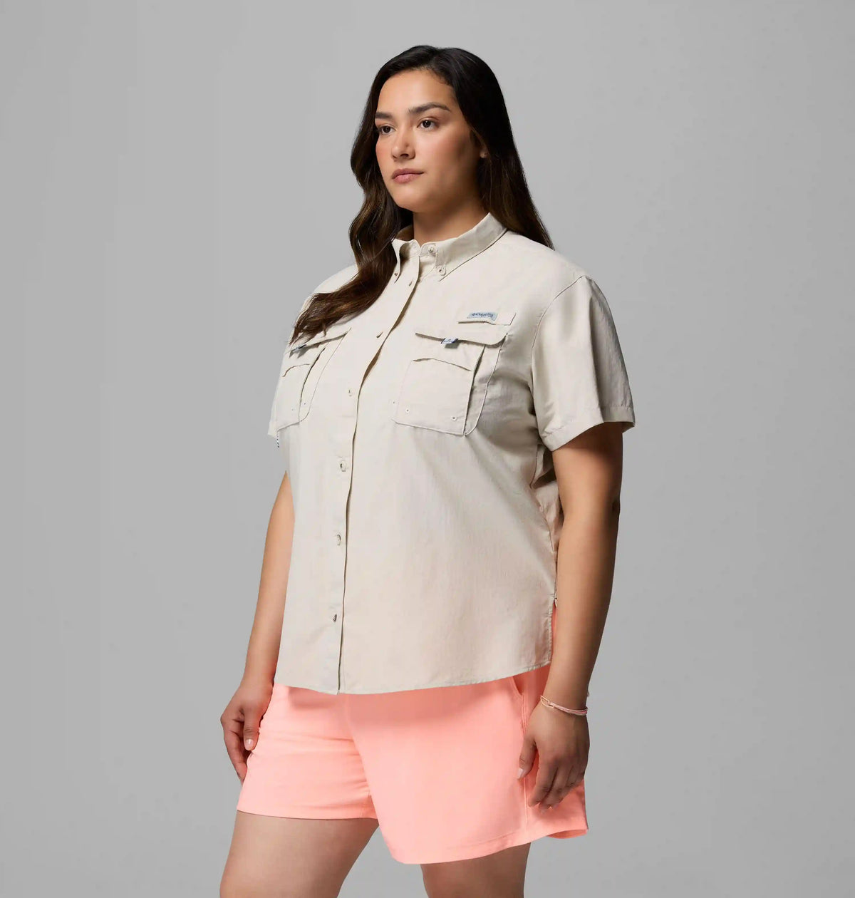 Women's PFG Bahama Short Sleeve Shirt - Plus Size