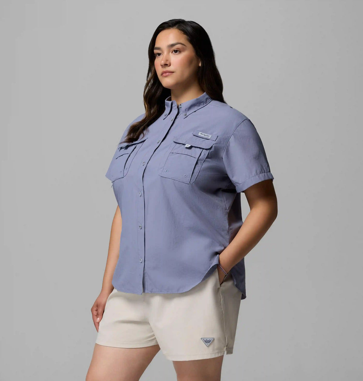 Women's PFG Bahama Short Sleeve Shirt - Plus Size