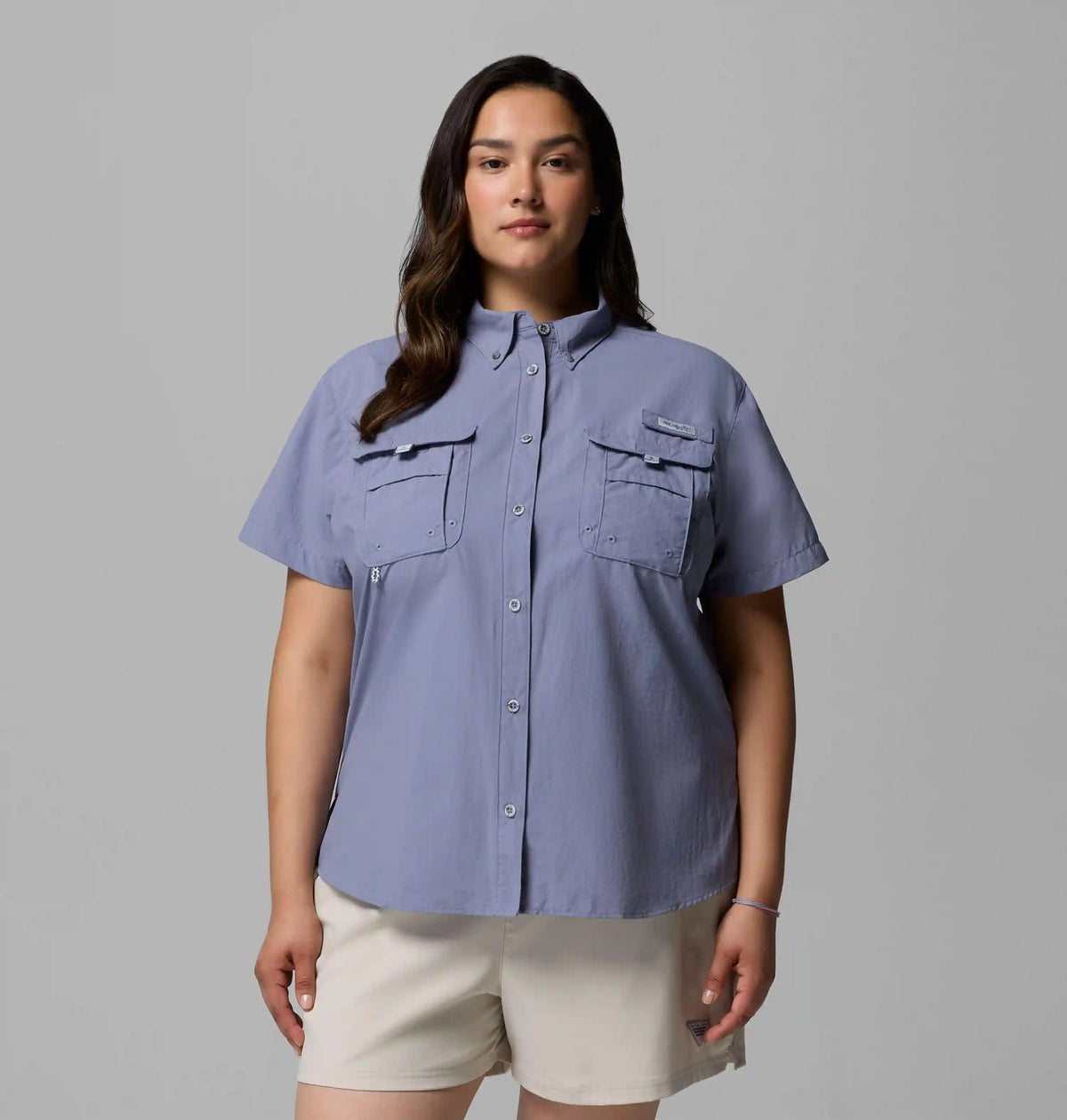 Women's PFG Bahama Short Sleeve Shirt - Plus Size