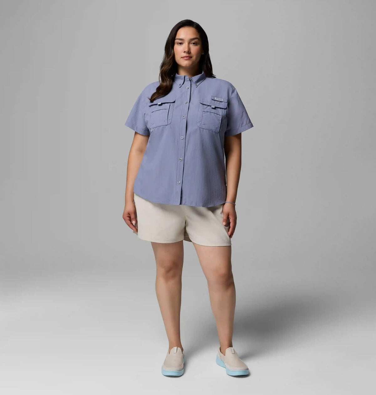 Women's PFG Bahama Short Sleeve Shirt - Plus Size