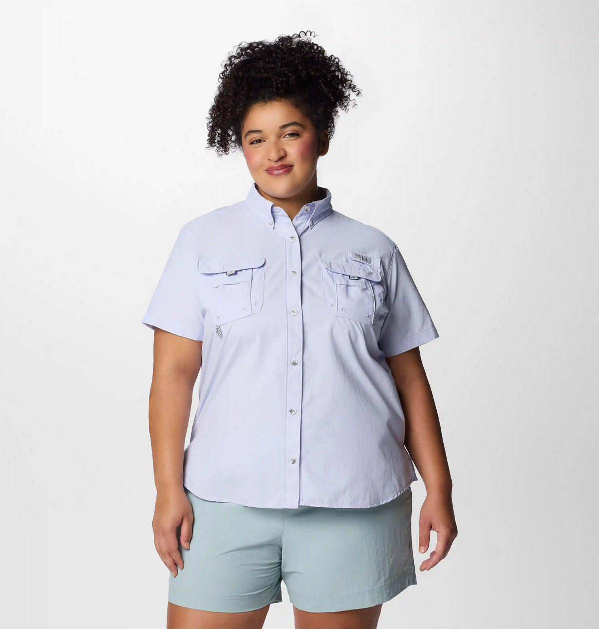 Women's PFG Bahama Short Sleeve Shirt - Plus Size