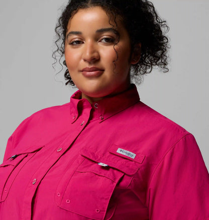 Women's PFG Bahama Short Sleeve Shirt - Plus Size