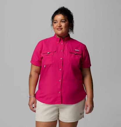 Women's PFG Bahama Short Sleeve Shirt - Plus Size