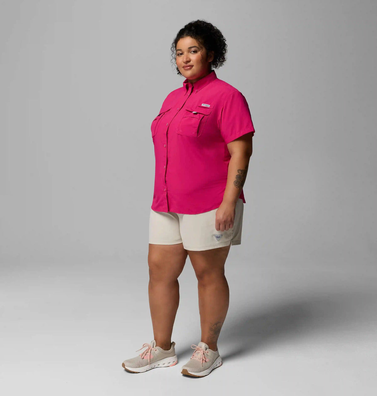 Women's PFG Bahama Short Sleeve Shirt - Plus Size
