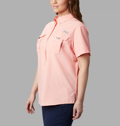 Women's PFG Bahama Short Sleeve Shirt - Plus Size