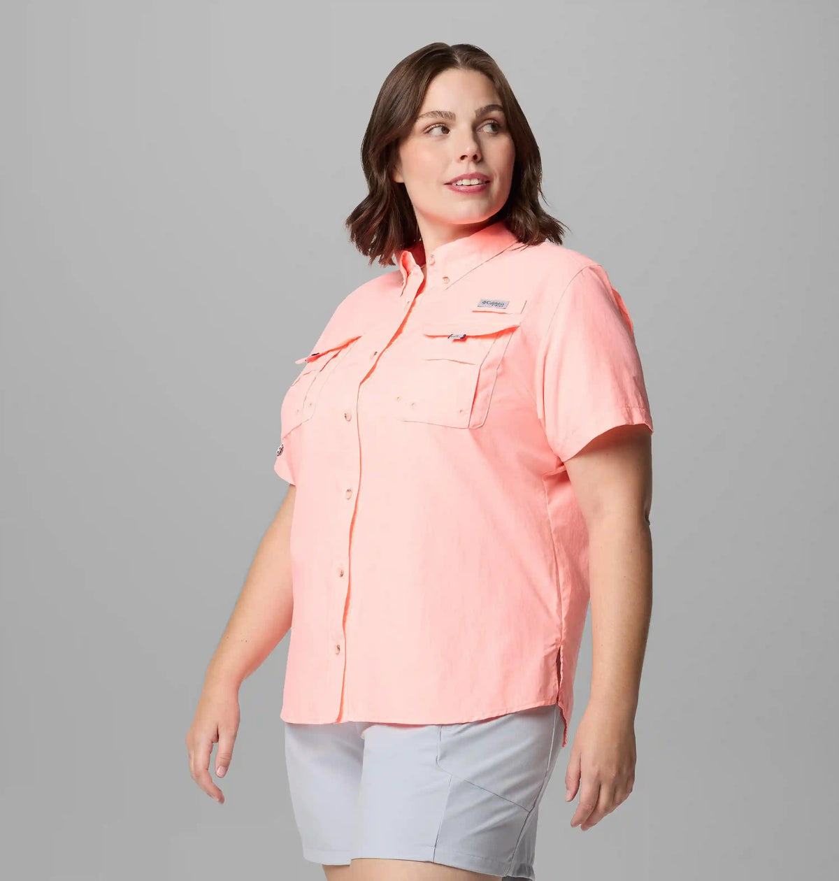 Women's PFG Bahama Short Sleeve Shirt - Plus Size