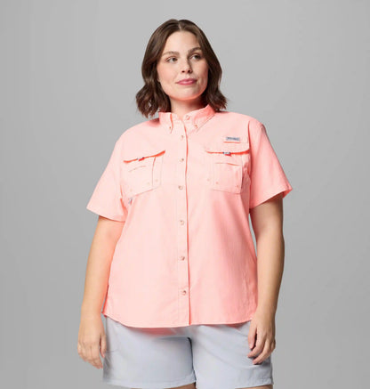 Women's PFG Bahama Short Sleeve Shirt - Plus Size