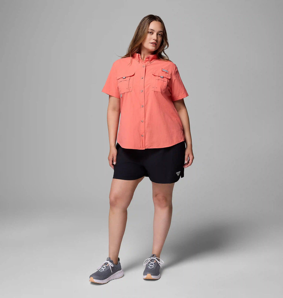 Women's PFG Bahama Short Sleeve Shirt - Plus Size