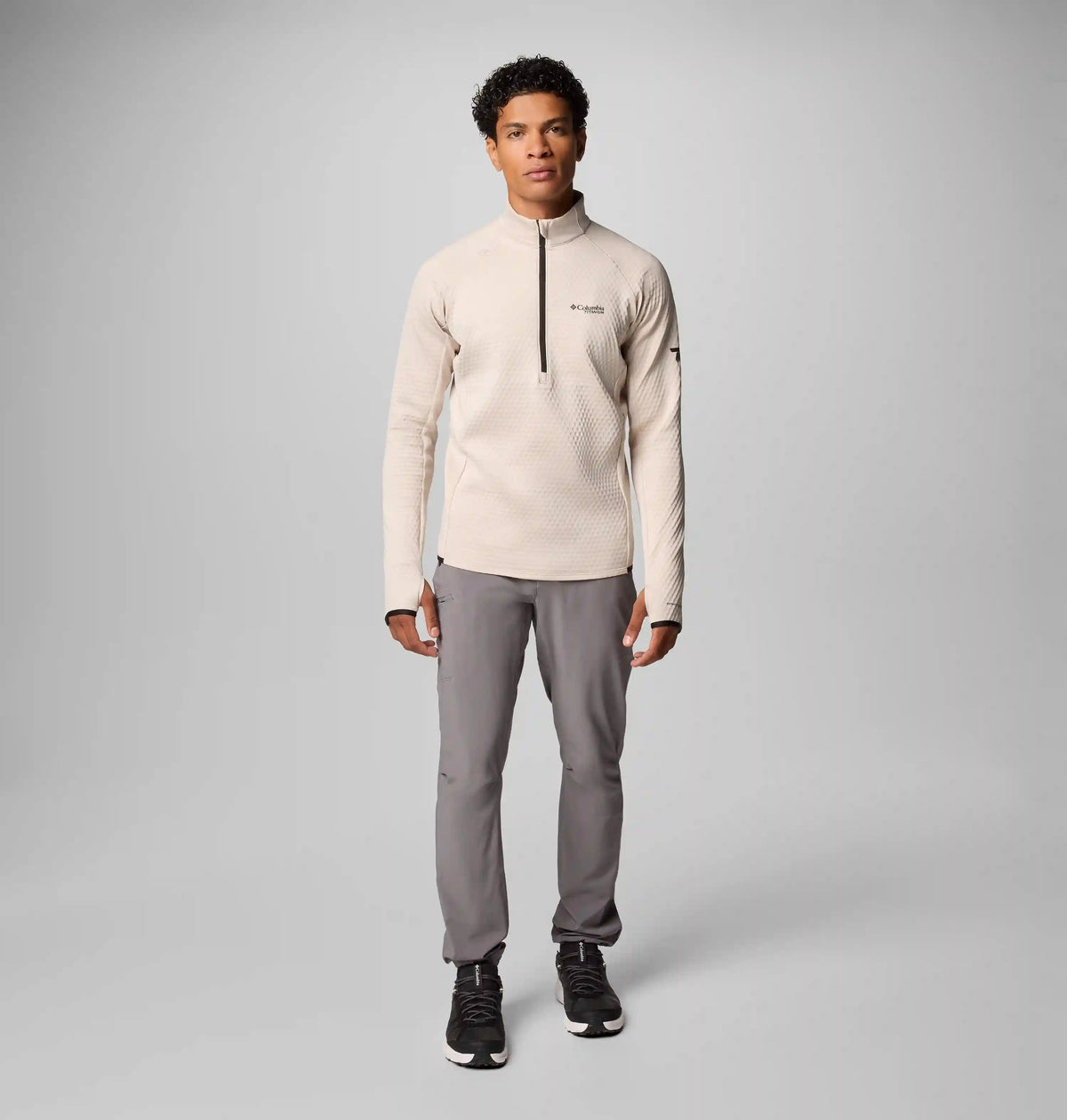 Men's Crystal Leaf Omni-Heat Helix Half Zip Pullover