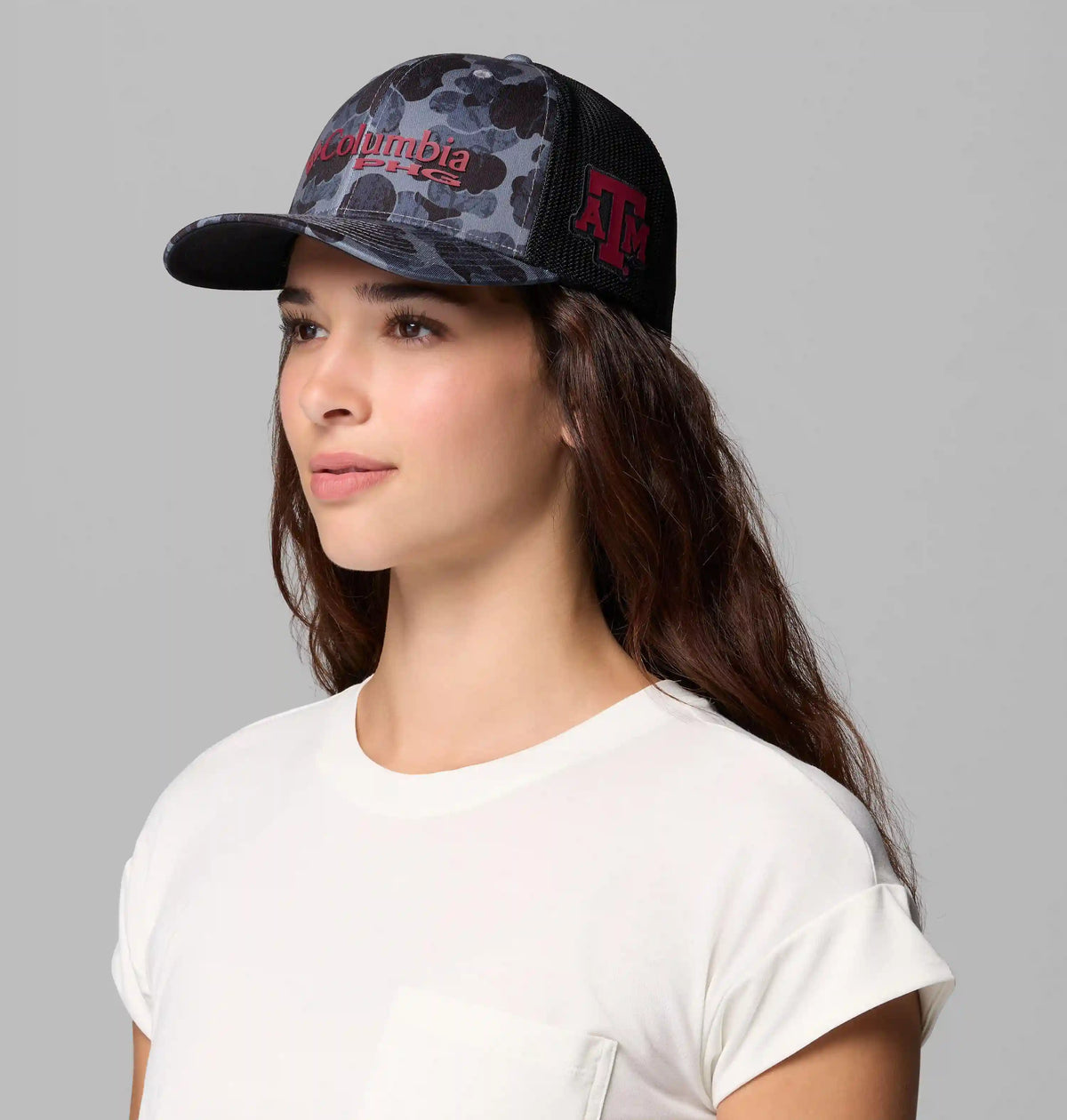Collegiate PHG Camo Mesh Ball Cap - Texas A&M