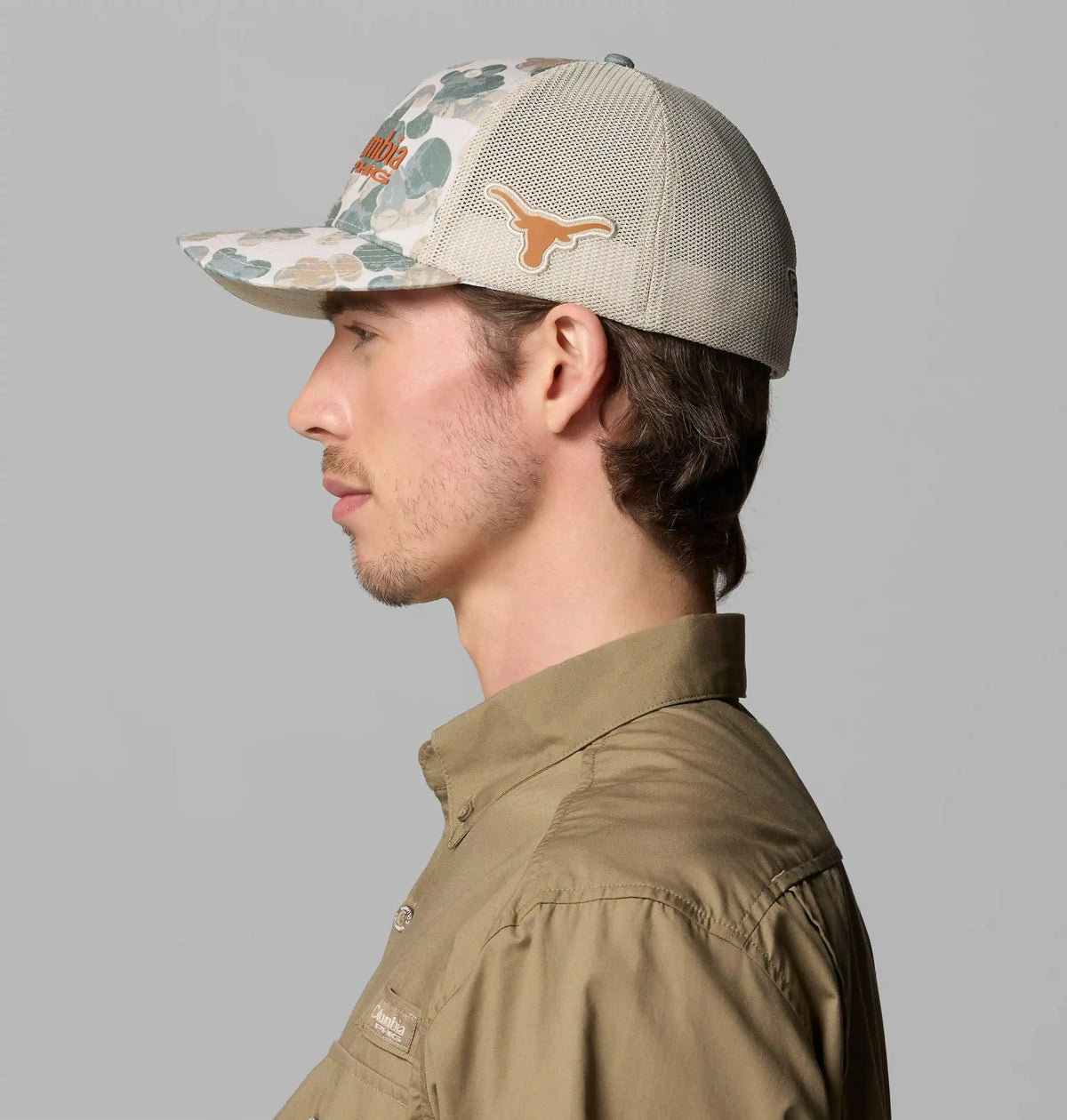Collegiate PHG Camo Mesh Ball Cap - Texas
