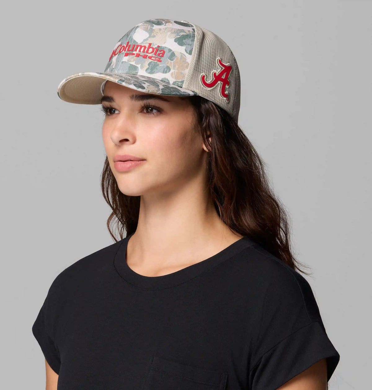 Collegiate PHG Camo Mesh Ball Cap - Alabama