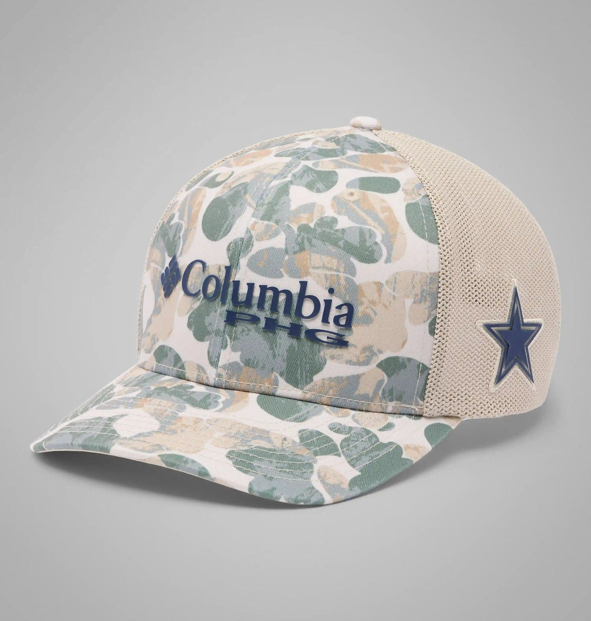 Collegiate PHG Camo Mesh Ball Cap - Dallas Cowboys