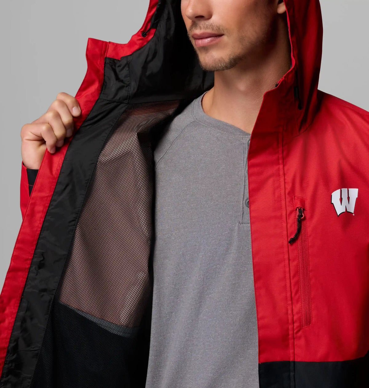 Men's Collegiate Field Bound Jacket - Wisconsin