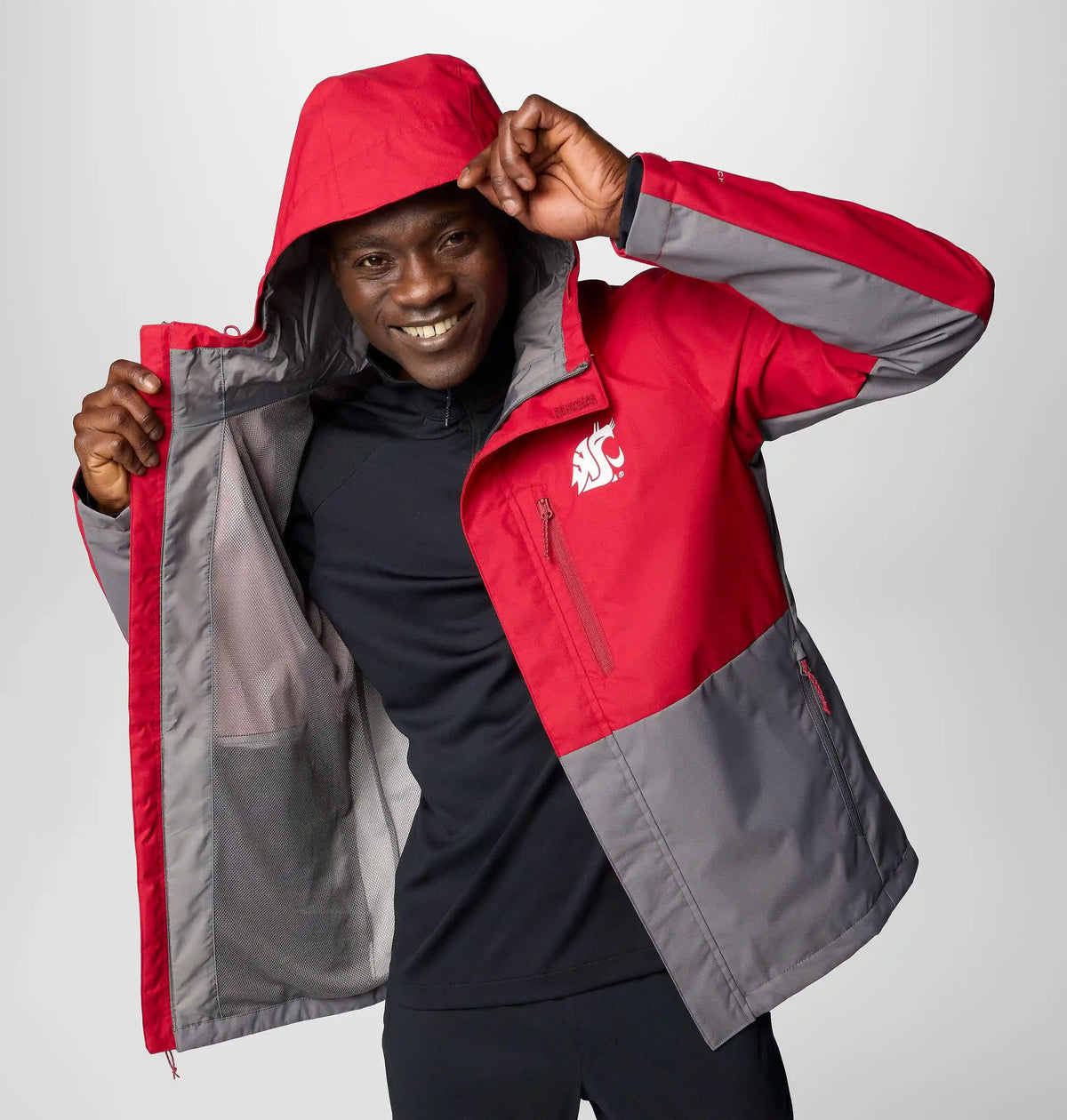 Men's Collegiate Field Bound Jacket - Tall - Washington State
