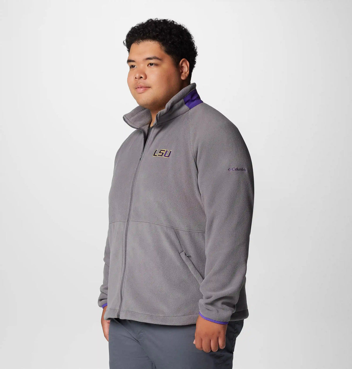 Men's Collegiate Flanker IV Fleece Jacket - Big - LSU