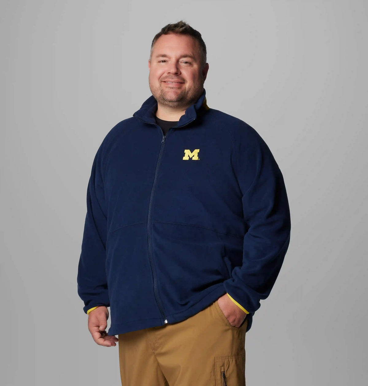 Men's Collegiate Flanker IV Fleece Jacket - Big - Michigan