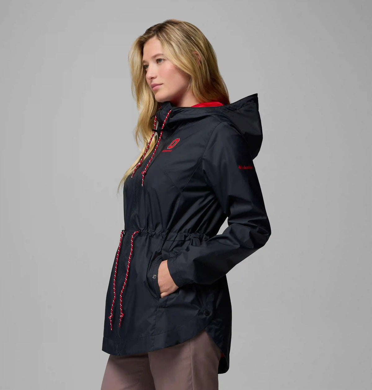 Women's Collegiate Lily Park Rain Jacket - Ohio State